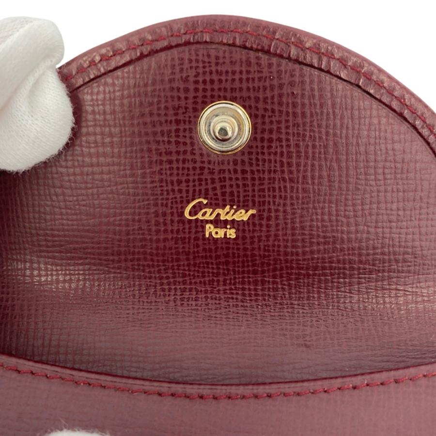 Cartier（カルティエ） 新品同様 マストライン コインケース ボルドー