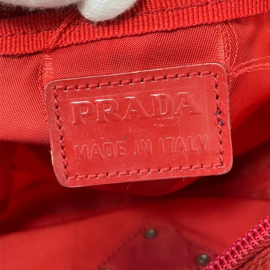 PRADA（プラダ） 良品 トライアングルロゴプレート ナイロン ポーチ