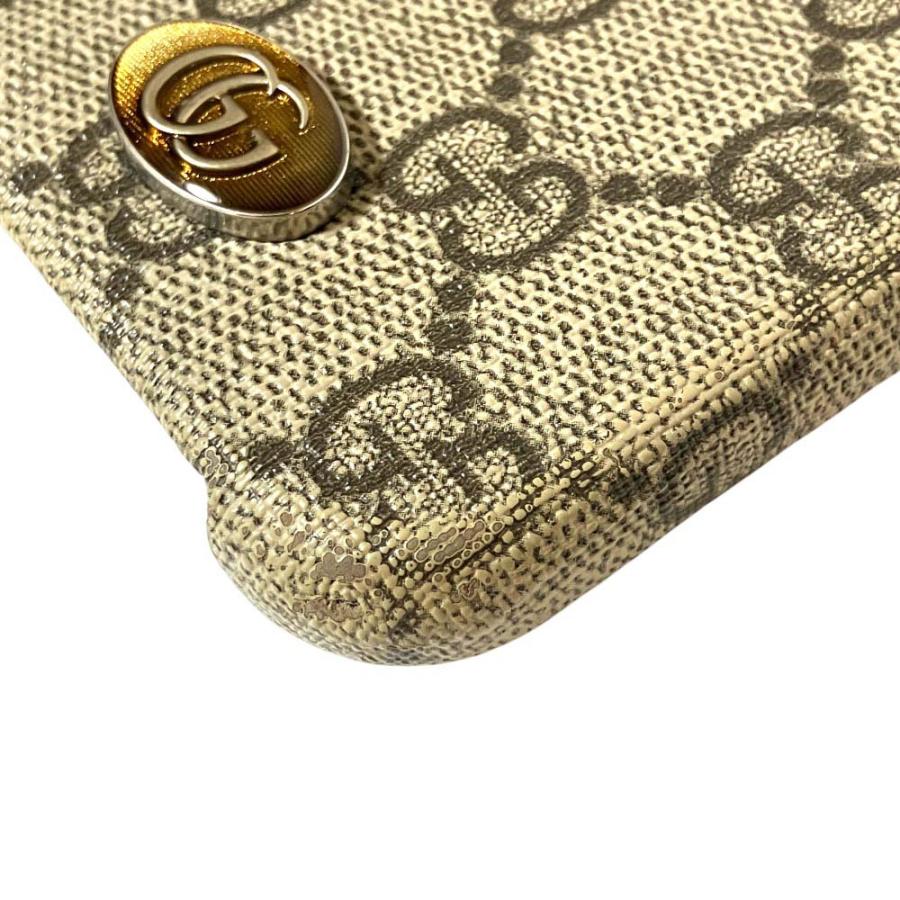 GUCCI（グッチ） GGスプリーム iPhone14 対応 スマートフォンケース