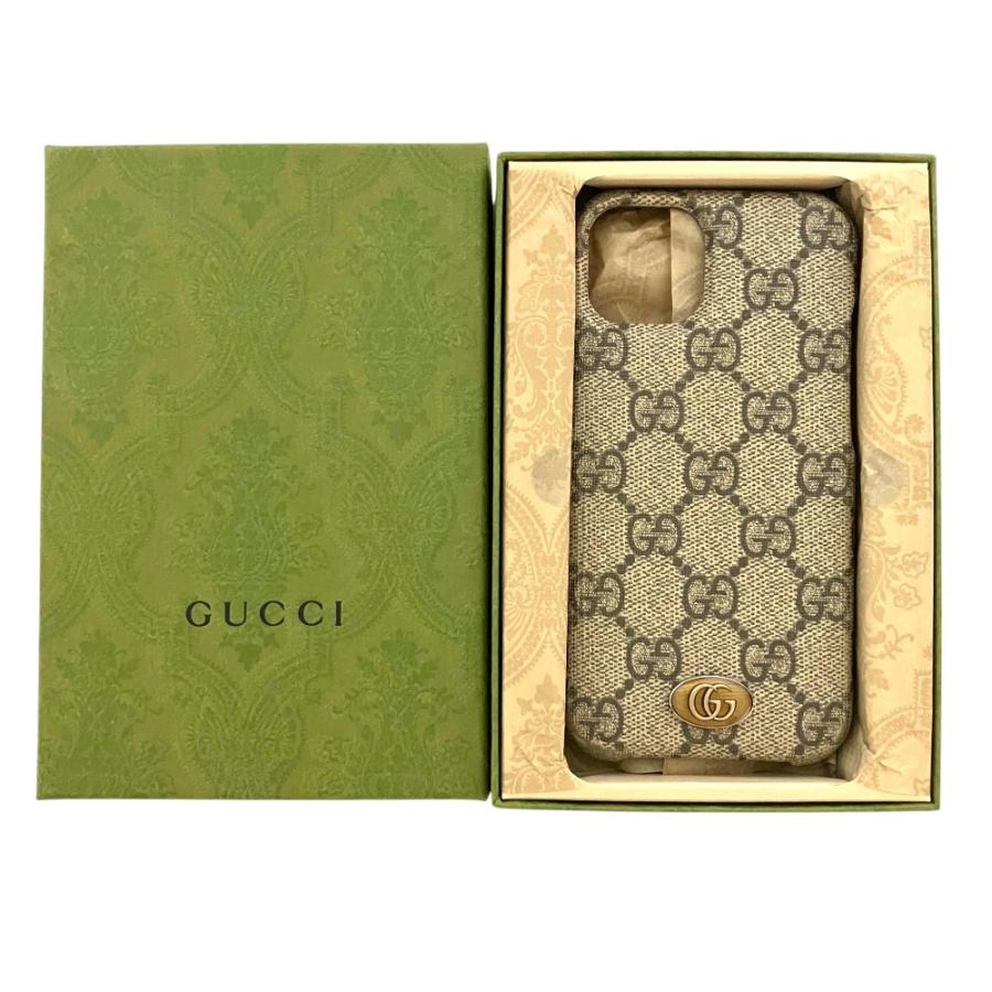 GUCCI（グッチ） GGスプリーム iPhone14 対応 スマートフォンケース
