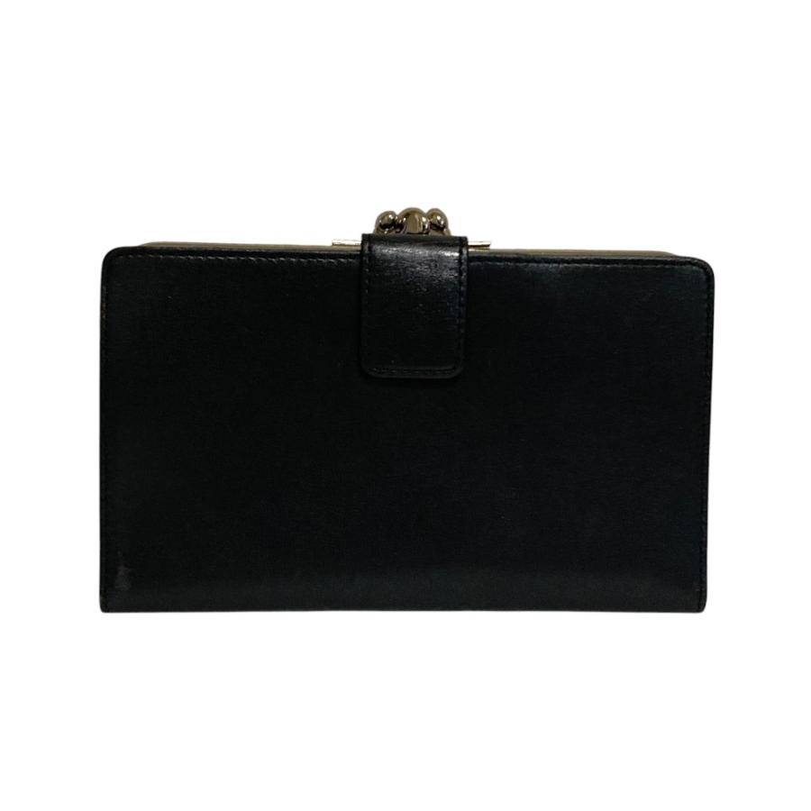 y's ヨウジヤマモト　長財布　がま口　美品　レザー 良品 Y's Yohji Yamamoto ワイズ ヨウジヤマモト レザー がま口 二