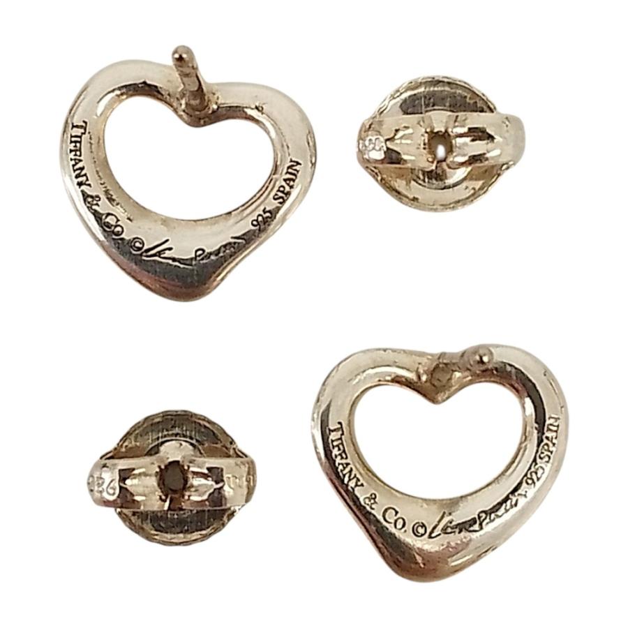 ☆お値下げ☆ ティファニー　オープンハート　スタッドピアス　925 TIFFANY&Co.（ティファニー） 良品 オープンハート スタッドピアス 925