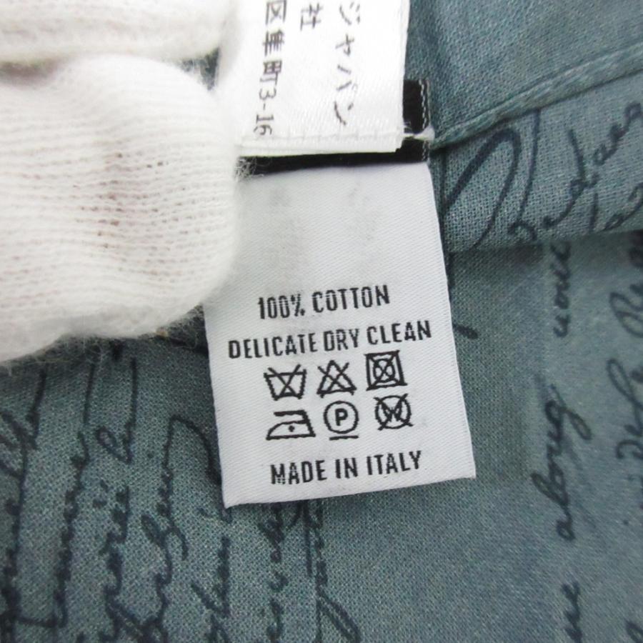 Berluti（ベルルッティ） カリグラフィー コットン ハンカチーフ