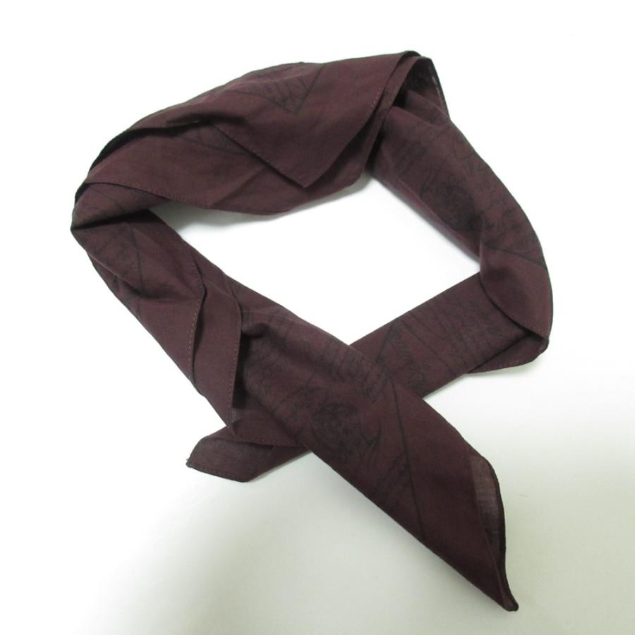 Berluti（ベルルッティ） 美品 カリグラフィー コットン ハンカチーフ