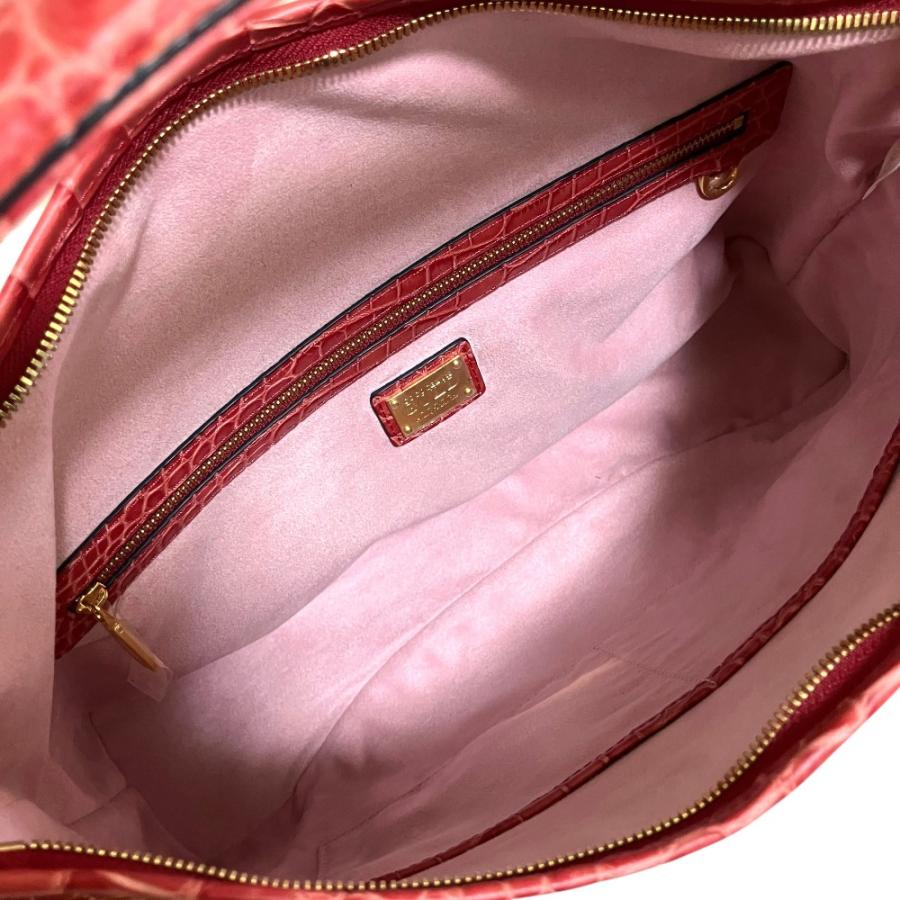 未使用 COCOCELUX GOLD ココセリュックスゴールド クロコ型押し レザー 