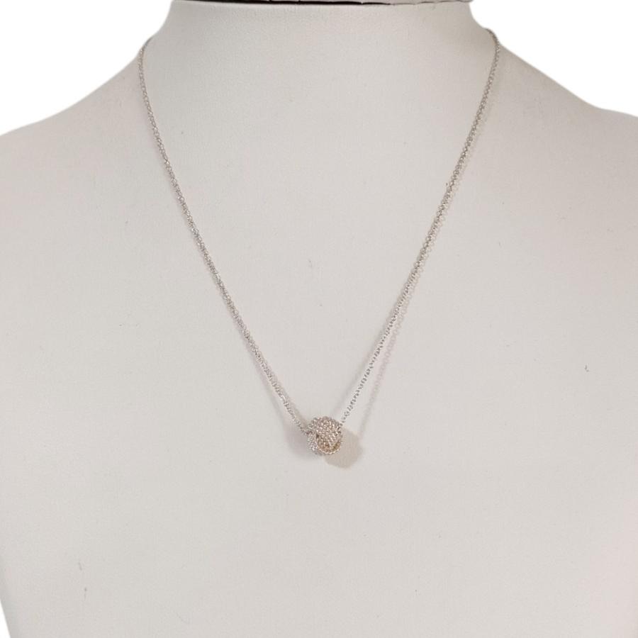 Tiffany サマセット メッシュ ボール ネックレス シルバー 925 TIFFANY&Co.（ティファニー） 新品同様 TIFFANY&Co サマセット