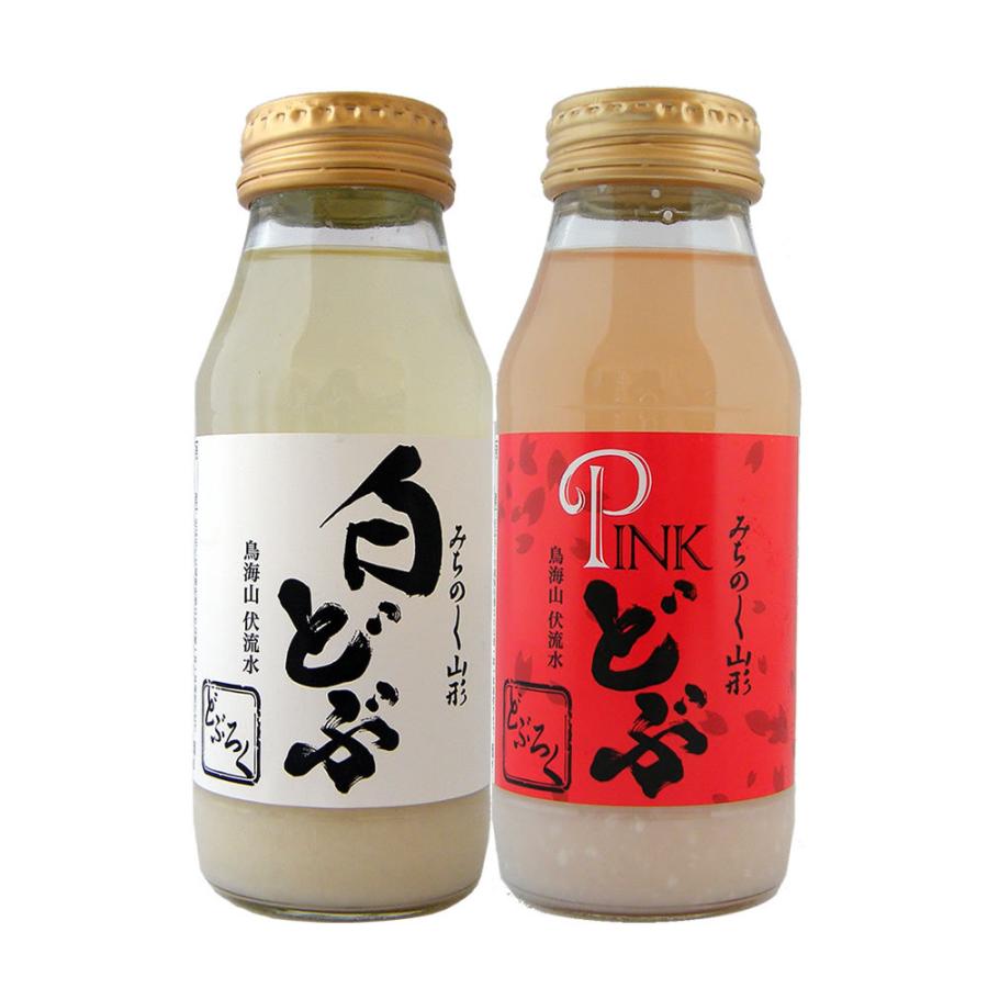 酒田醗酵 どぶろく 白 ピンク 180ml お試し2本セット｜kigawaya