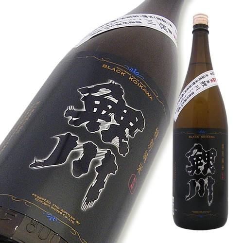 黒鯉川 特別純米酒 1800ml •鯉川瓶燗火入れ原酒1800ml ２本セット 特別純米 ブラック鯉川 限定品 1800ml : 山形の地酒専門店 木川屋