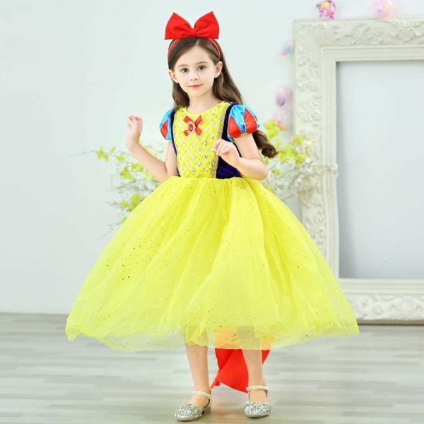 スノーホワイト 子供 ドレス プリンセスドレス なりきり 白雪姫 かわいい スノー 衣装 仮装 USJ   C-2854E70 セルビッシュ |  | 02