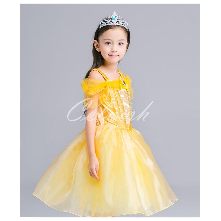 これまでで最高のプリンセス ベル ドレス 子供 ディズニー画像