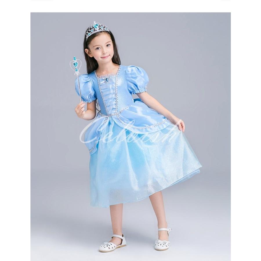 ディズニー コスプレ ドレス シンデレラ風 プリンセスドレス 子供 ドレス 衣装 Usj C 2858s1809 C 2858s1809 Celvish 通販 Yahoo ショッピング