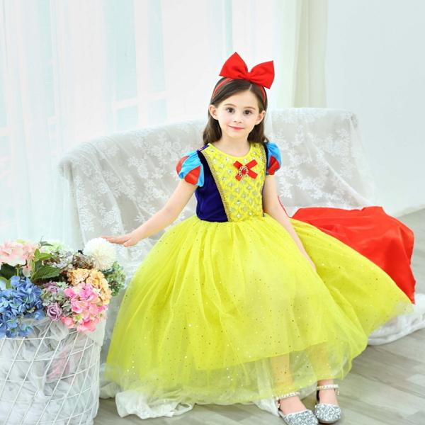 輸入 リボンのカチューシャ 子供用 ガールズ プリンセス レッド 赤 白雪姫リボン リボンカチューシャ オシャレ 可愛い かわいい りぼん ヘアアクセサリー アクセ 人気