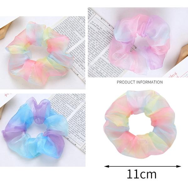 シュシュ  ヘアゴム  パステル パステルカラーシュシュ 3個セット ヘアアクセサリー ヘアゴム