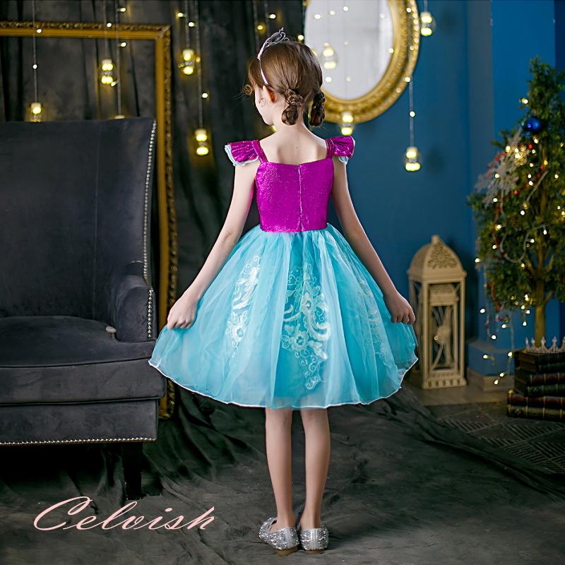 マーメイドドレス アリエルカラー 人魚姫ドレス かわいい 人気のプリンセスドレス プリンセスランド 子供ドレス 人魚姫 衣装 仮装 C Ds Q15 Celvish 通販 Yahoo ショッピング