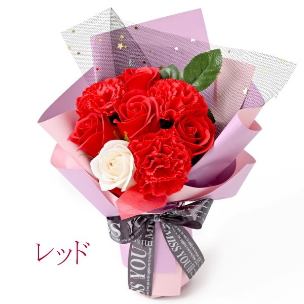 ソープフラワー花束 ソープフラワー カラフル 花束 ギフト 花