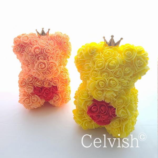 選べるカラー フラワー ギフト お花のクマさん 花熊 誕生日 プレゼント