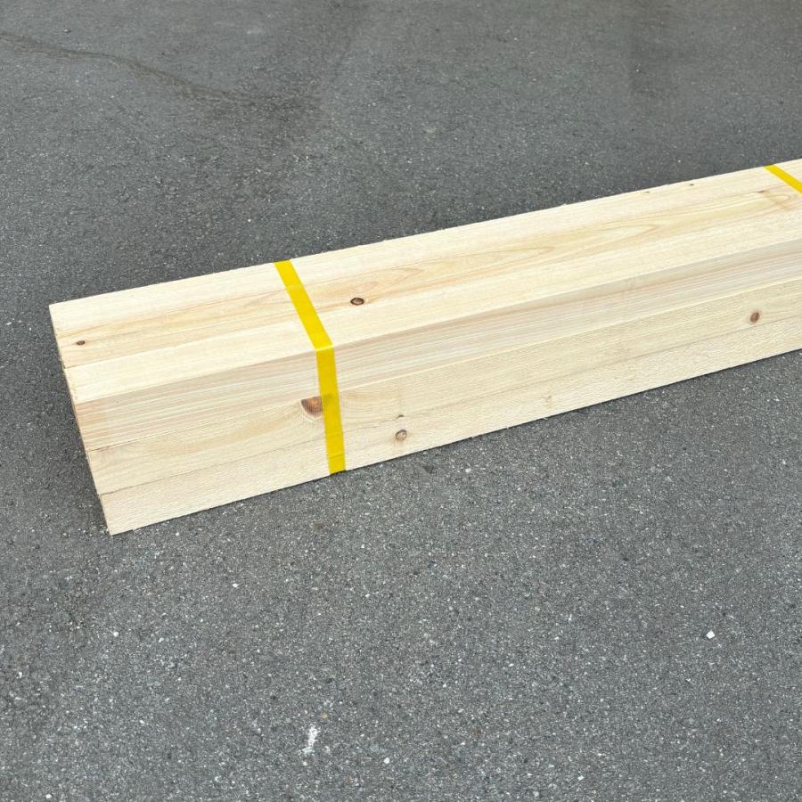 桧 角材 800×45×45mm 18本/36本/90本/180本 節あり 荒材 半乾燥 ο