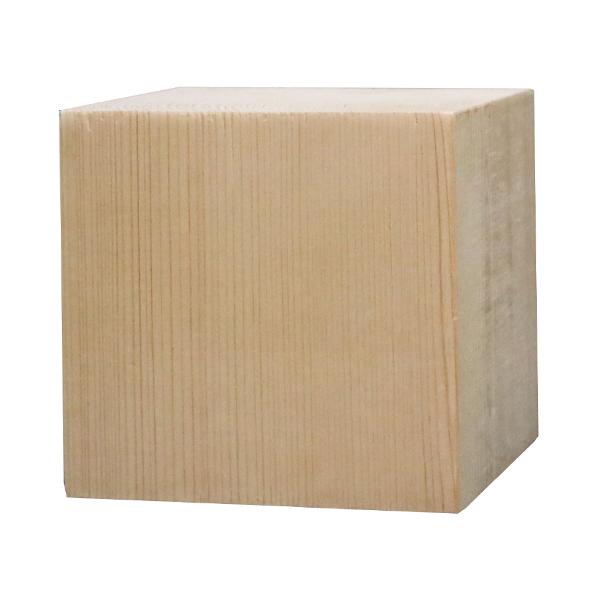彫刻用木材 桧 柾目 125×125×125mm 規格品 ο 彫刻 木材 彫刻材 彫刻
