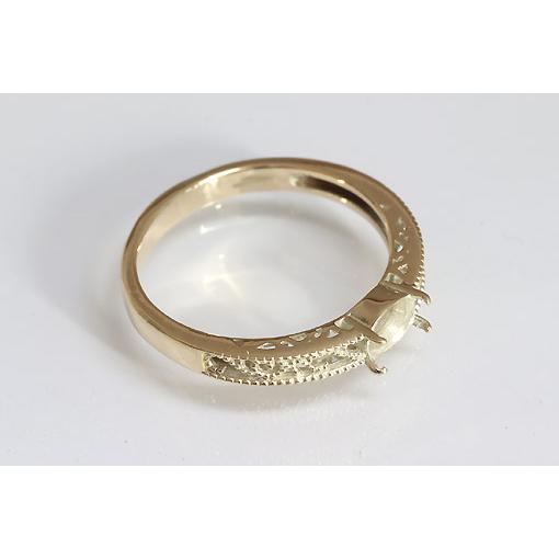 K10YG空枠 リング オーバル 4x6 31JP