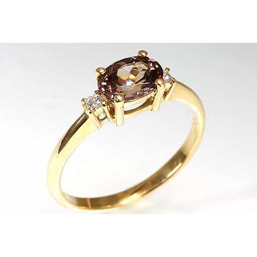 ki137【オーバル6ミリ×4ミリ】ダイヤ入りリング空枠 : ジュエリー