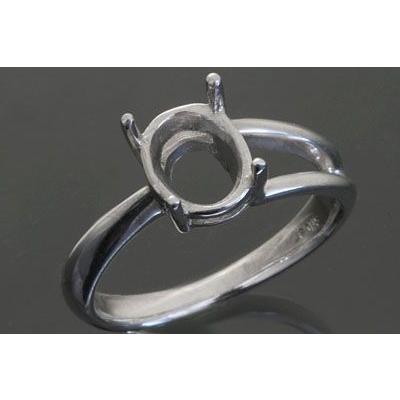 ki88【オーバル8ミリ×6ミリ】リング空枠 : ジュエリーキホウ - 通販