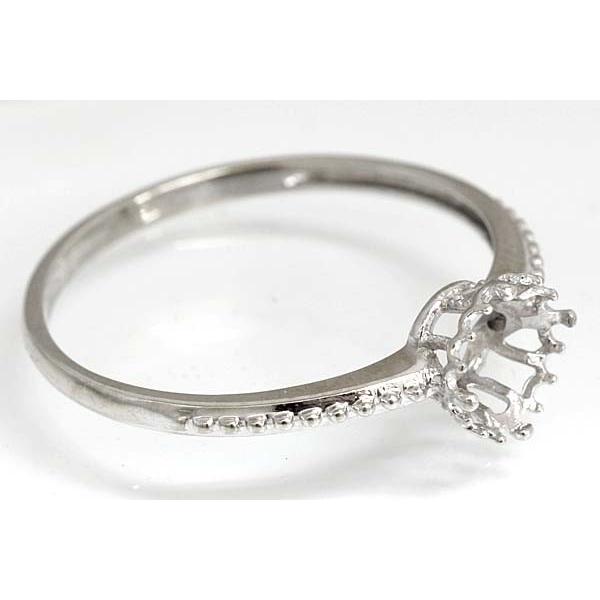 ブリンク！ kj070【ラウンドφ5ミリ】ぷちクラウンリング空枠 : ジュエリーキホウ