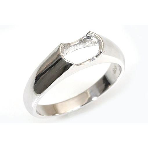 kw0034ki16【オーバル7ミリ×5ミリ】タンクリング空枠 : ジュエリー