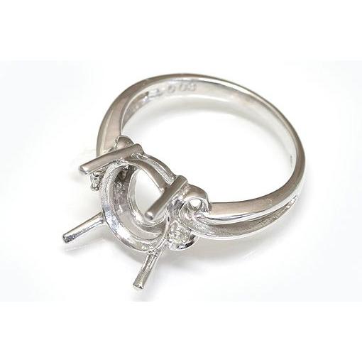 kw0039ki132【オーバル10ミリ×8ミリ】ダイヤ入りリング空枠