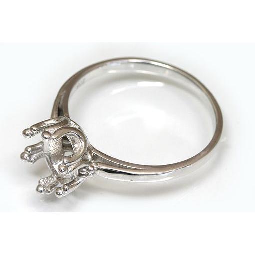 kw0044nt315【オーバル8ミリ×6ミリ】リング空枠 : ジュエリーキホウ