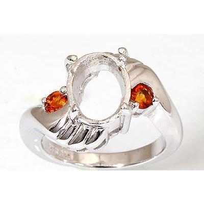 限定品〕s33913【オーバル10ミリ×8ミリ】シトリン入りシルバー925