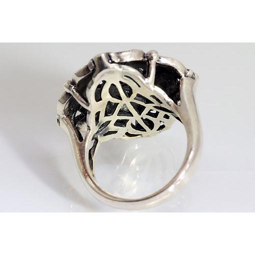 s400216【ガーネット＆マーカサイト】Silver925リング #11