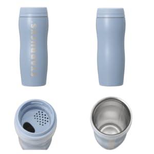 スターバックス カーヴドステンレスボトル ブルーグレー 355ml 
