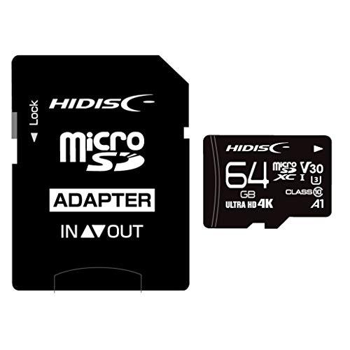 HIDISC microSDXCカード 64GB CLASS10 UHS-I Speed class3(U3), A1/・・・｜kiholdings｜02
