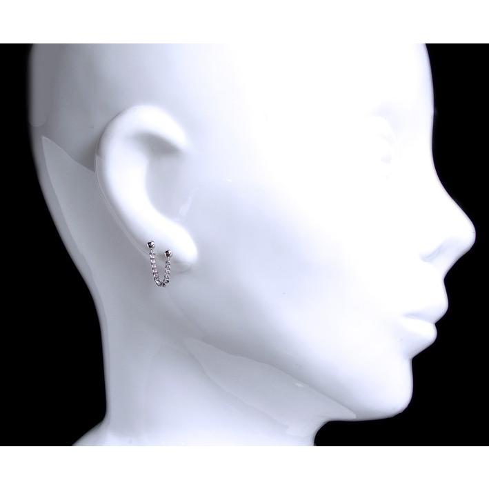 当店の記念日 男性女性どちらの方にも 幅2 5ミリ 喜平 きへい チェーン K18wg 人気爆発キヘイ 片耳2ホール用ツインピアス 18金ホワイトゴールド 片耳にピアスホールが2つあれば こんな素敵なデザインも メンズアクセサリー Meorboston Org