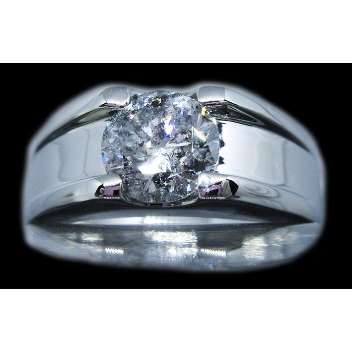 超大粒 天然ダイヤモンド 1.8カラット（1.846ct Very Light Gray/I-2