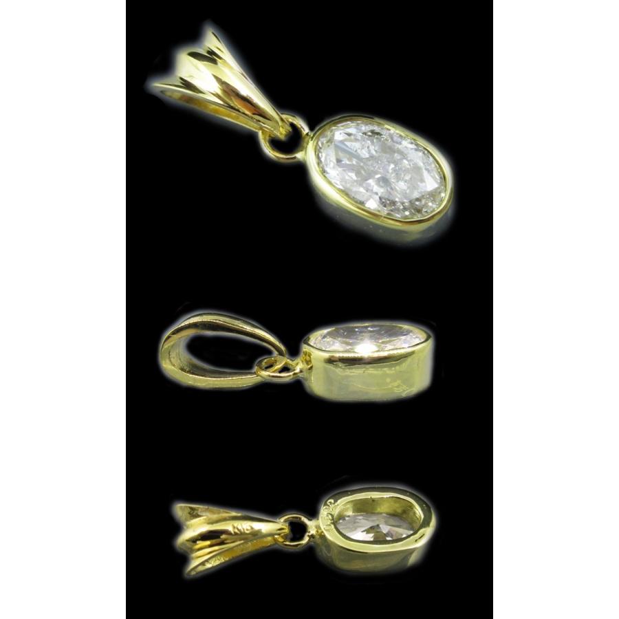 オーバルカット天然ダイヤモンド 0.6カラット（0.640ct E/I1 OVAL4.5 