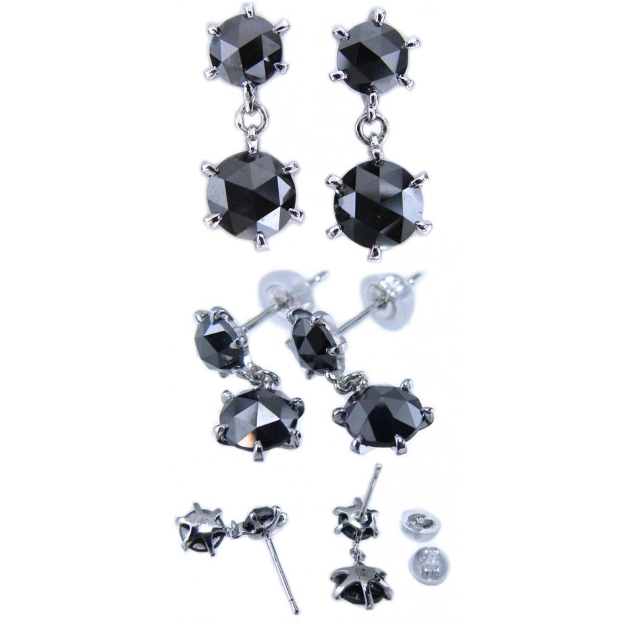 復活ヒット商品！ ローズカット天然ブラックダイヤモンド計2.860ct  