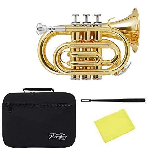 春夏新色 Kaerntner ケルントナー ポケットトランペット Ktr 33p Gd ゴールド セミハードケース付き 希少 Kuljic Com