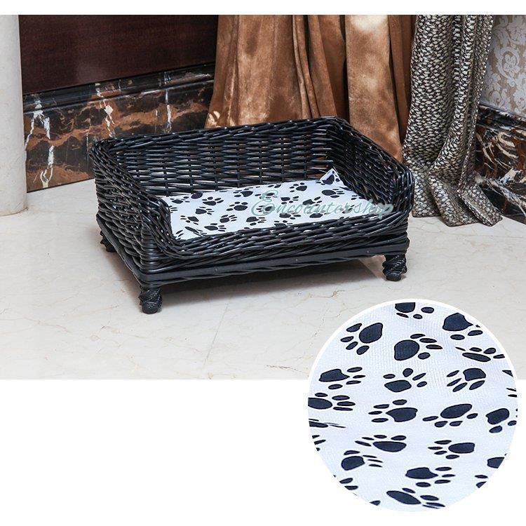 【早い者勝ち！】 ペットベッド 耐噛み 藤ベッド マット 和式 ひんやり 犬用 犬マット 夏 クッション ペットソファ ござ 四季 寝床 猫用 手作り 編み物 大型犬 中型犬 【I2312342769】(12191円)