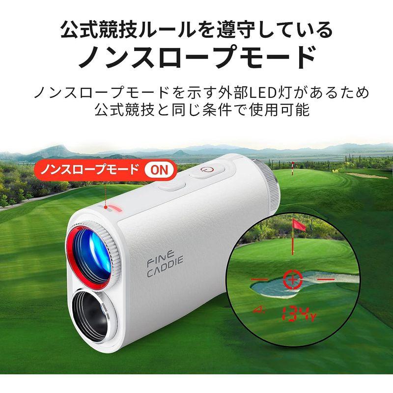 美品ファインキャディーJ1000 ホワイト上位モデルゴルフ用レーザー距離計 FineCaddie ゴルフ距離計 ☆最大P8倍で21,236円相当☆ ＼赤・緑2