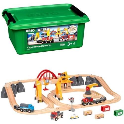 BRIO (ブリオ) WORLD カーゴレールデラックスセット [全54ピース] 対象