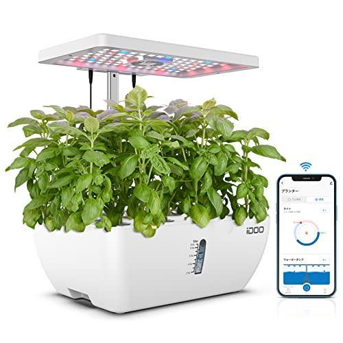 iDOO 水耕栽培セット 水耕栽培キット 野菜栽培セット Wi-Fi アプリ対応