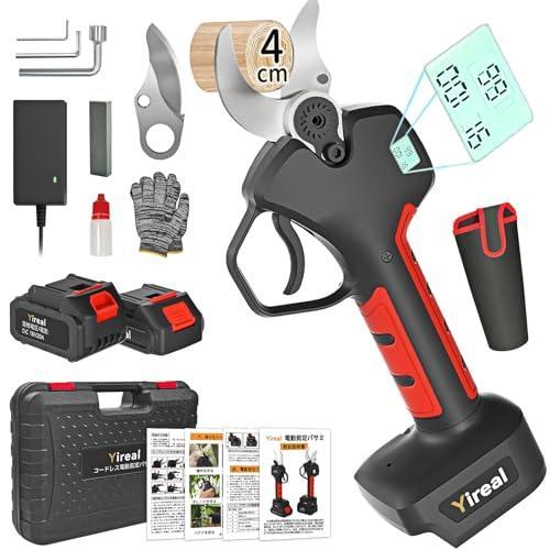 電動剪定バサミ 【山本造園会社監修】剪定バサミ 18V切断径40mmの