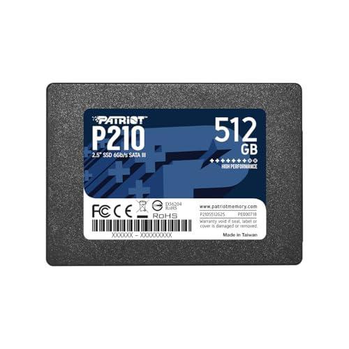 内蔵型SSD Patriot Memory P210 512GB SATA3 SSD Patriot Memory P210 512GB SATA3 内蔵型SSD 6Gb/s 2.5インチ 7mm