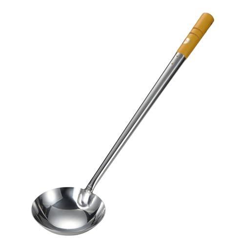 高儀 TAKAGI ステンレス 営業用中華お玉 小 : 黄色いハチ - 通販