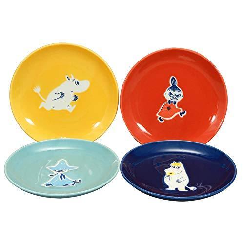 山加商店 moomin (ムーミン) プレート皿 4枚セット 直径約14cm