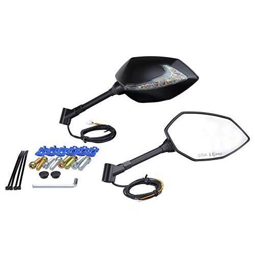 キジマ　ウィンカーミラー　TECH07 キジマ(Kijima) バイクパーツ ミラー TECH07 シャフトタイプ 10mm