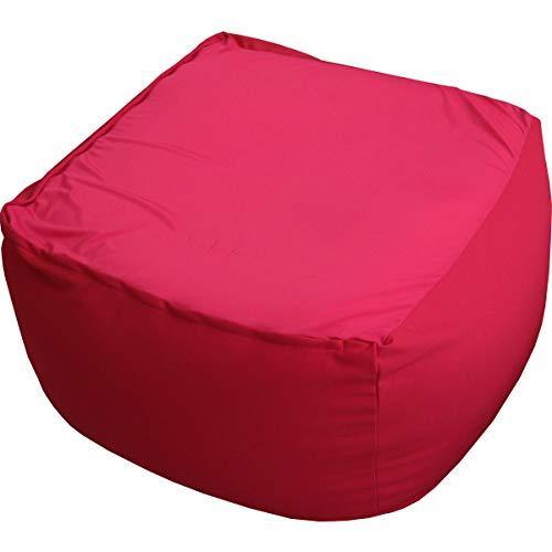 赤いビーズクッション 王様の腰掛け（ハニーオレンジ）座れる大型ビーズクッションチェア