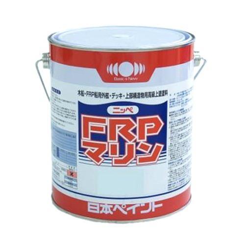 ニッペ ペンキ 塗料 FRPマリン 2kg ホワイト ラッカー つやなし 屋外 