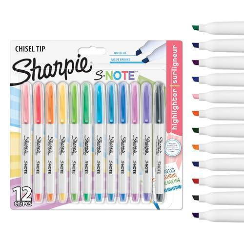 Sharpie シャーピー Sノート 水性マーカー 12色セット 角芯 水性ペン